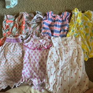 3-6 month rompers